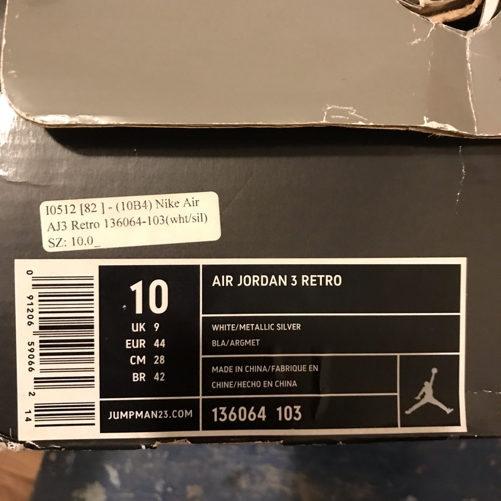 Jordan Retro 3 custom - Picture 6 of 11